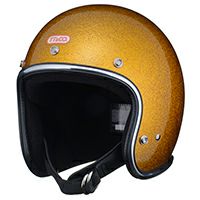 TT&COスーパーマグナム ギンギラセブンティーズ　クローム トリム　スモールジェットヘルメット SG/DOT規格品【新品【未開封 TT&CO. スーパーマグナム ギンギラセブンティーズ クローム トリム