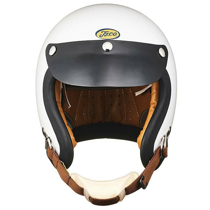 TT&CO ジェットヘルメット ホワイト TT&CO】 500TX ジェットヘルメット GINGIRA 70's 