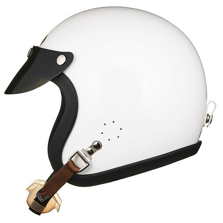 TT&CO. レジスタル ジェットヘルメット ホワイト Sシェル TT&CO. レジスタル ジェットヘルメット ホワイト Sシェル