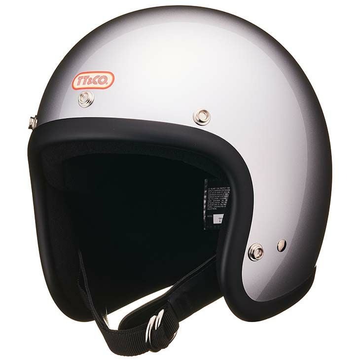 TT&CO. バイク　500-TX ジェット シルバー　サイズS／M TT&CO. 500-TX スタンダード シルバーメタリック