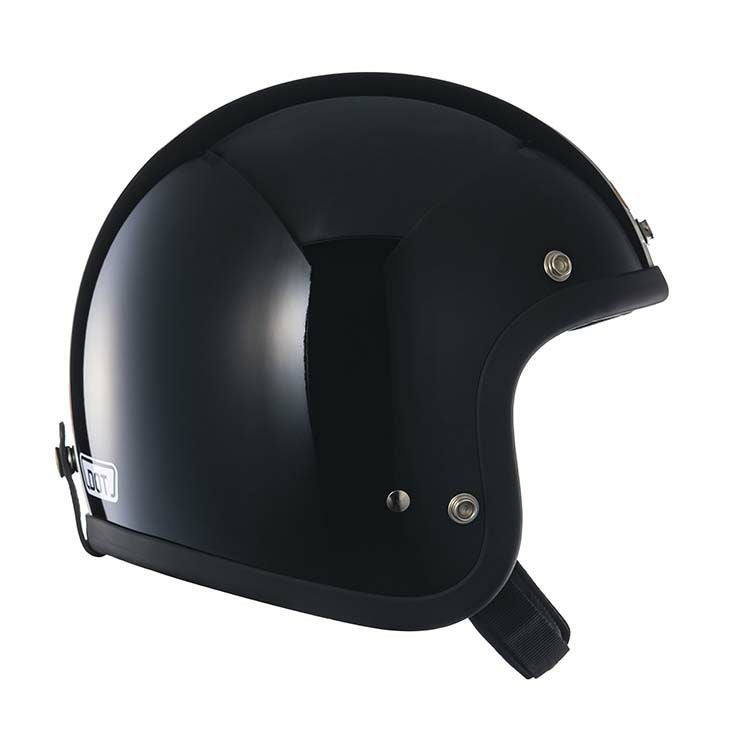 TT&CO. スーパーマグナム 2ラインズ ブラック スモールジェットヘルメット