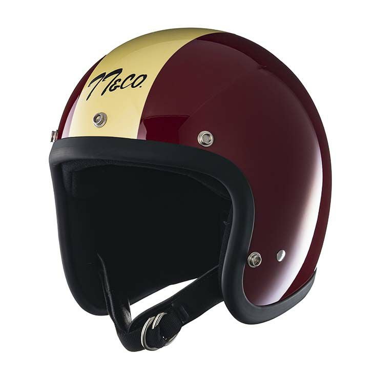 TT&Co. Super Magnum ジェットヘルメット TT&CO. スーパーマグナム マグナムレーサー レッド スモールジェット