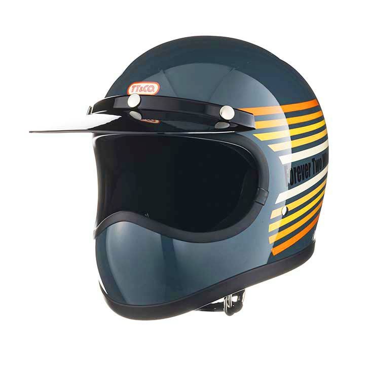バイクヘルメット、TT&CO. TT＆CO. バイク ヘルメット フルフェイスヘルメット スター シールド