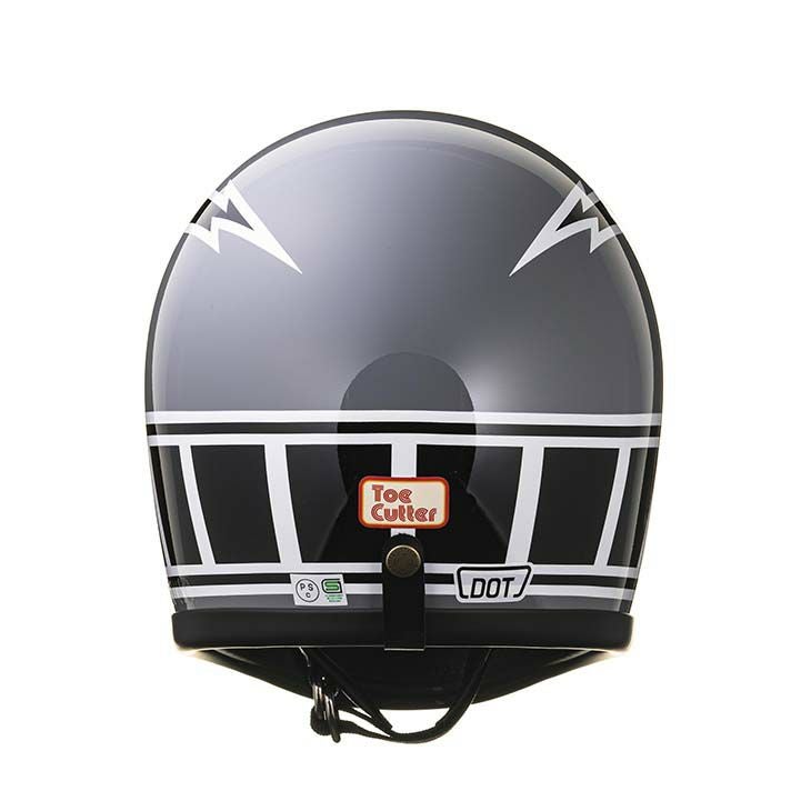 TQ105◇TT＆CO :トゥーカッターストロボフラッシュ◇M◇グレー 美品 ヘルメット 新作トゥーカッター SG/DOT ストロボフラッシュ先行予約受付開始