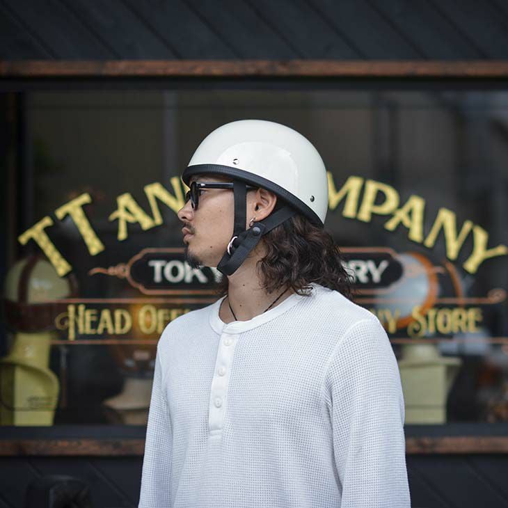 TT&Co. イーグルロード ハーフヘルメット（アイボリー）S イーグルロード ハーフヘルメット アイボリー TT&CO. JAPAN OFFICIAL