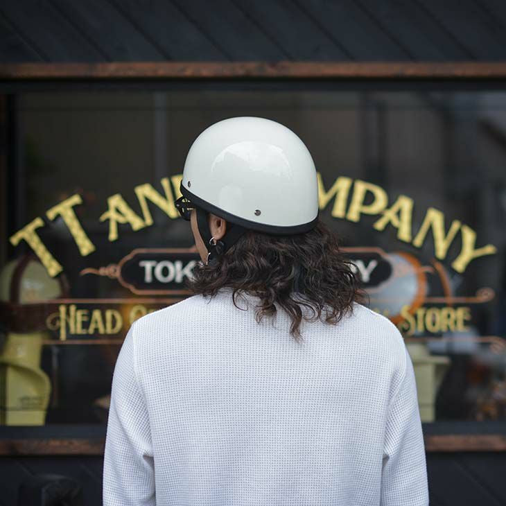 TT&Co. イーグルロード ハーフヘルメット（アイボリー）S イーグルロード ハーフヘルメット アイボリー TT&CO. JAPAN OFFICIAL
