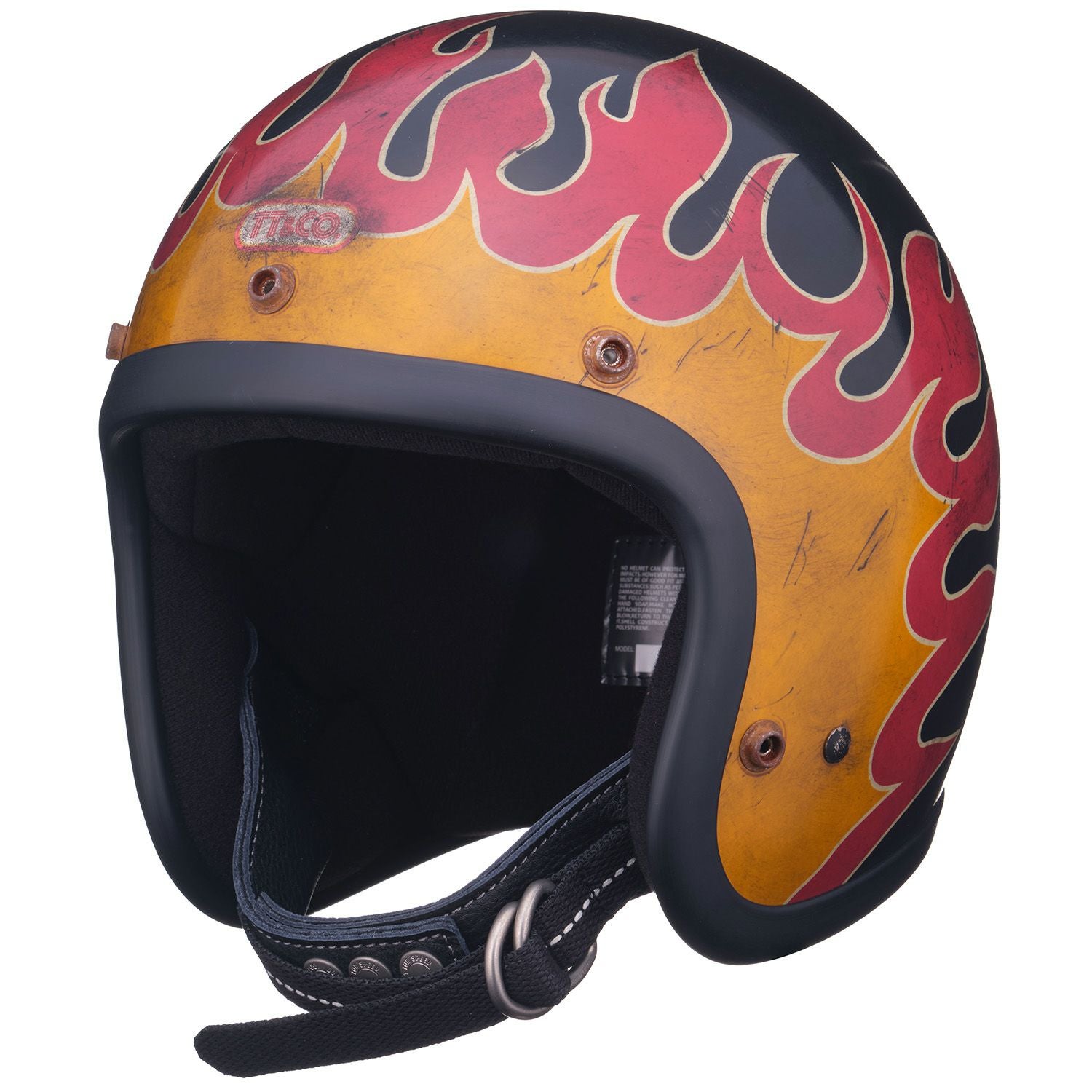 TT&CO スーパーマグナム VDファイヤー バブルシールド付 フレイム柄 M TT&CO. スーパーマグナム VD-ファイヤー ブラック エイジングタイプ