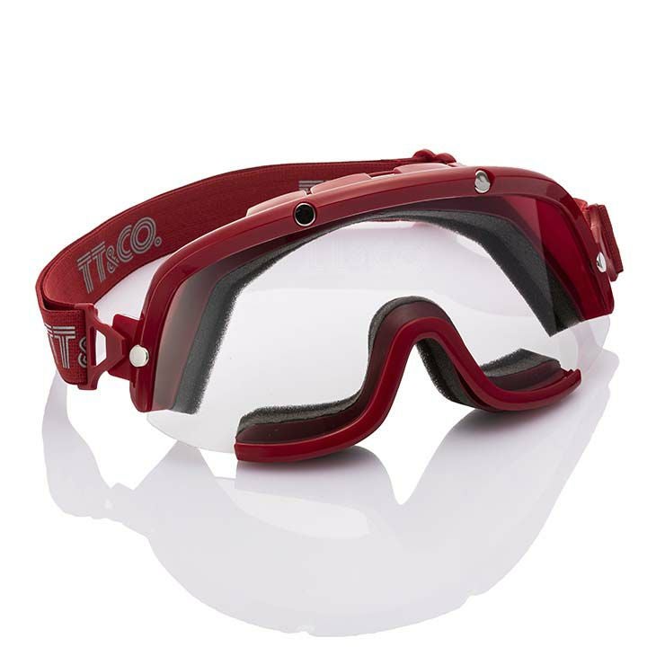 TT GOGGLES MODEL A バイク用ゴーグル TT and CO 赤 TTゴーグル モデルA レッド | tt and company