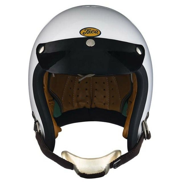 TT&CO. レジスタル ジェットヘルメット ホワイト Lシェル