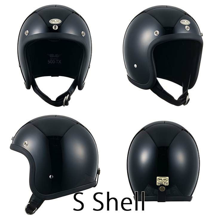 新品未使用 TT&CO 500-TX 500 tx 500tx ジェットヘルメット 黒 TT&CO. 500-TX スタンダード ブラック
