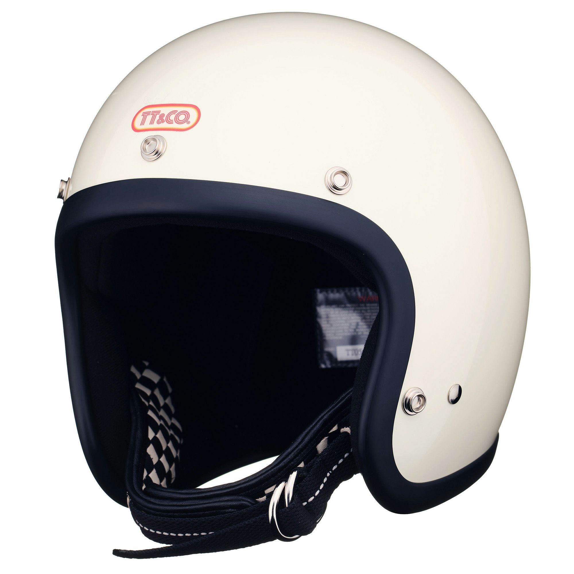 tt＆co スーパーマグナ厶 TT05 ダブルストラップ仕様 バブルシールド付き TT&CO. スーパーマグナム ダブルストラップ仕様 ブラックチェッカー