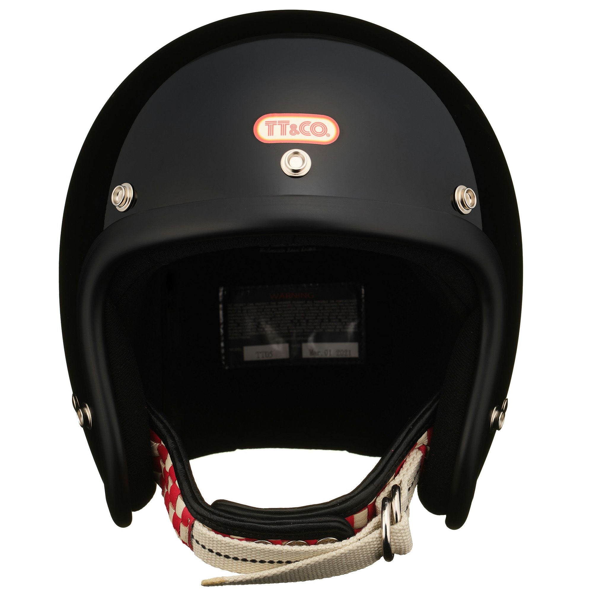 TT&CO. スーパーマグナム ダブルストラップ仕様 レッドチェッカーブラック