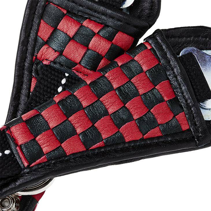 TT&CO. ダブルストラップ ブラック&レッドチェッカー 仕様変更専用