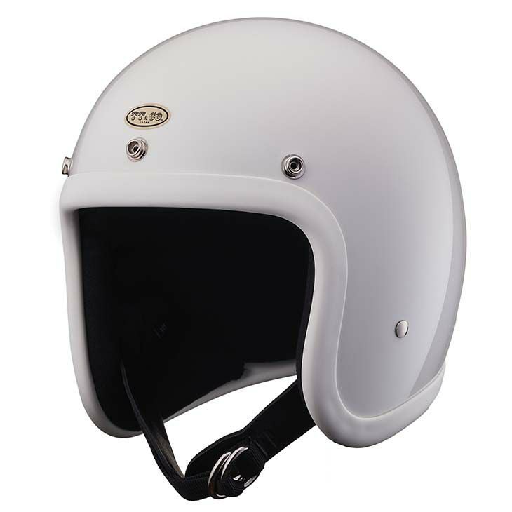 TT&CO 500-TX アイボリー ジェットヘルメット　装飾用 TT&CO. 500-TX アイボリーラバートリム アイボリー
