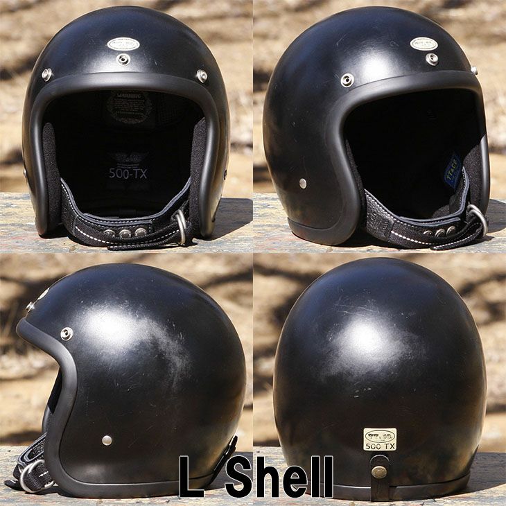 新品 TT&CO 500-TX 500 tx 500tx ジェットヘルメット L マッドブラック TT&CO. 500-TX スタンダード マットブラック