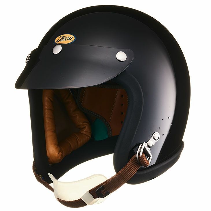 TT&CO. レジスタル ジェットヘルメット ブラック Lシェル