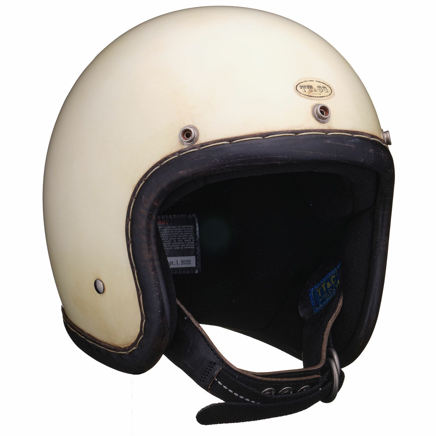 TT&CO. メルメット TT&CO. XXLサイズ ジェニュインレザートリム ブラックレザー メイプル