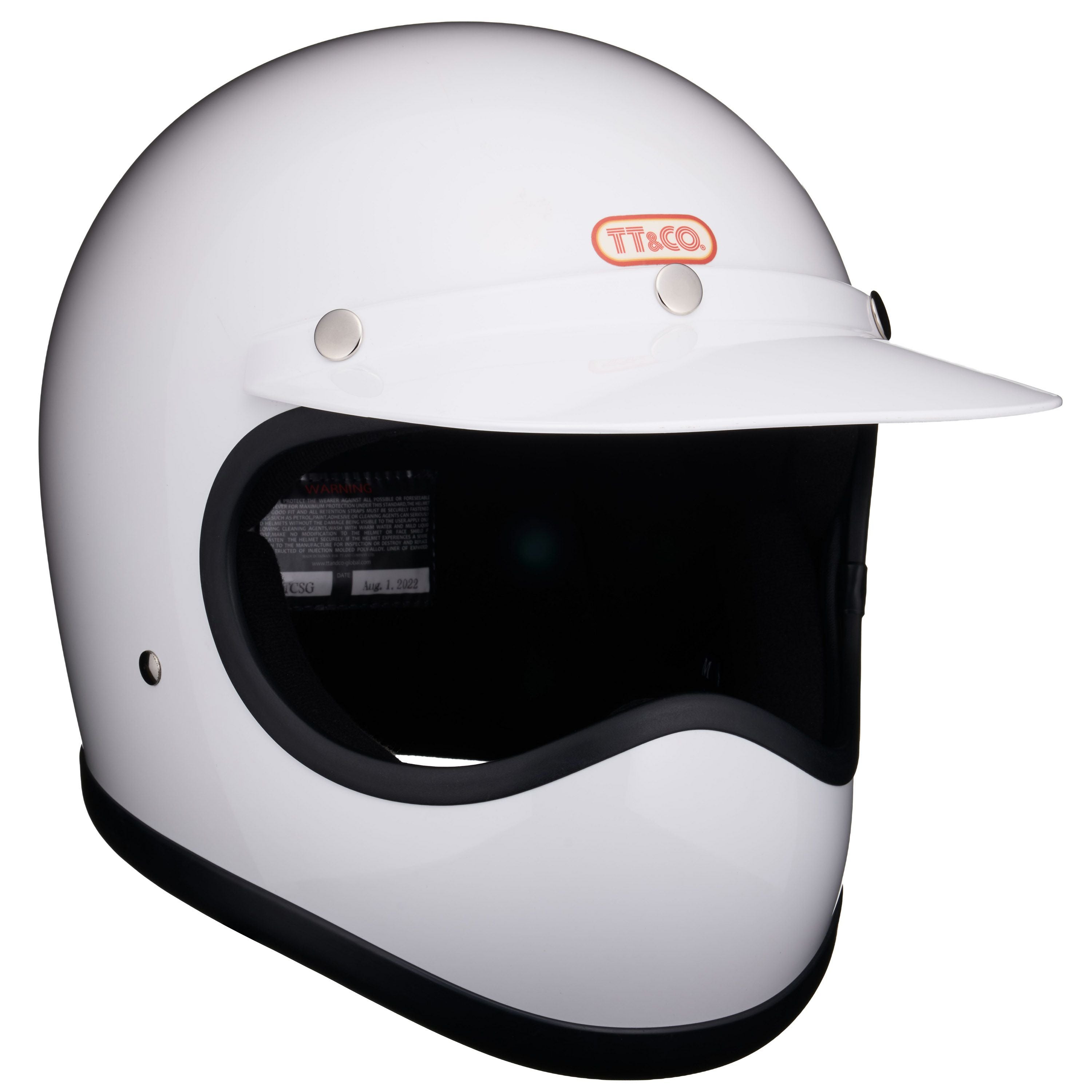 TT&CO. トゥーカッター 専用バイザー ホワイト OFFICIAL WEBSITE