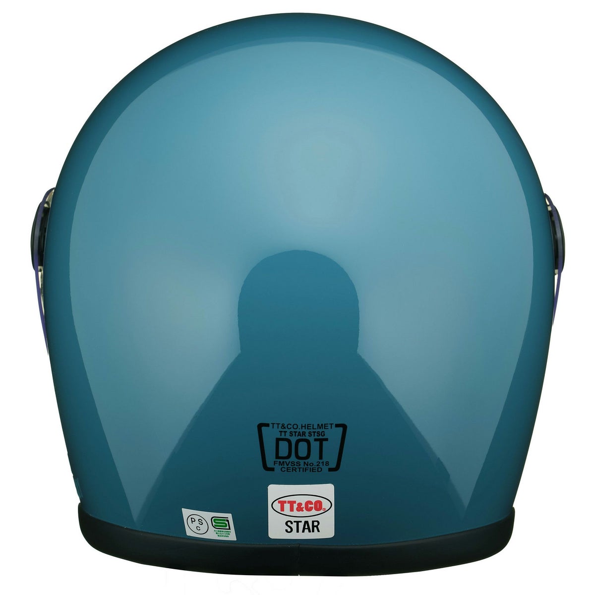 TT&CO. スター SG/DOT スタンダード クラシックブルー シールド付き　後ろ