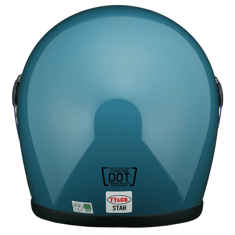 TT&CO. スター SG/DOT スタンダード クラシックブルー シールド付き　後ろ