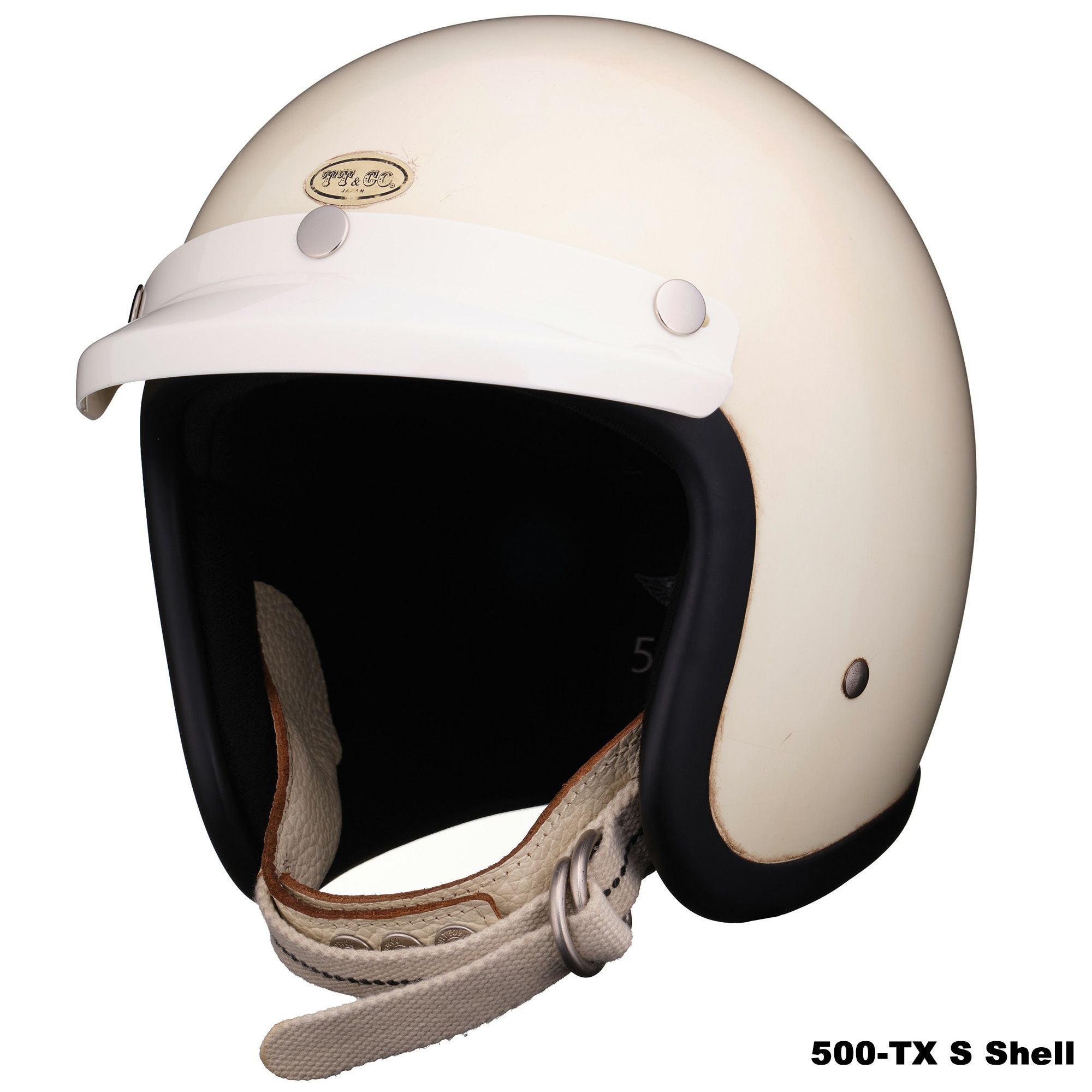TT&CO. 500-TX 専用バイザー アイボリー OFFICIAL WEBSITE