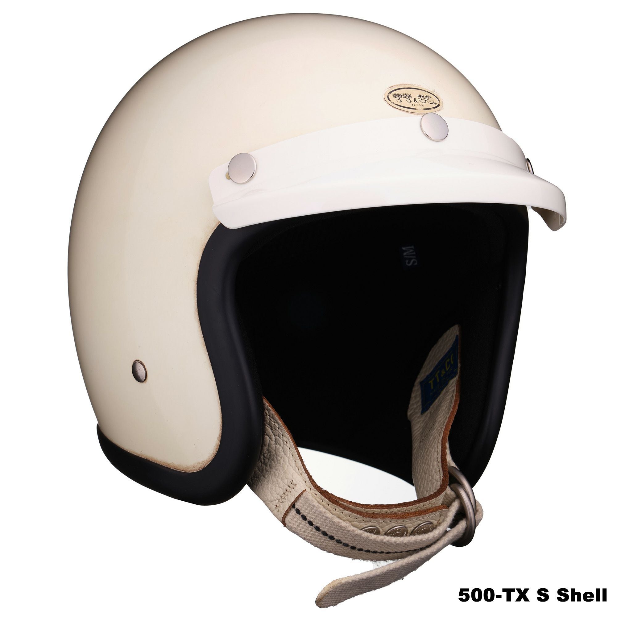 TT&CO. 500-TX 専用バイザー アイボリー OFFICIAL WEBSITE
