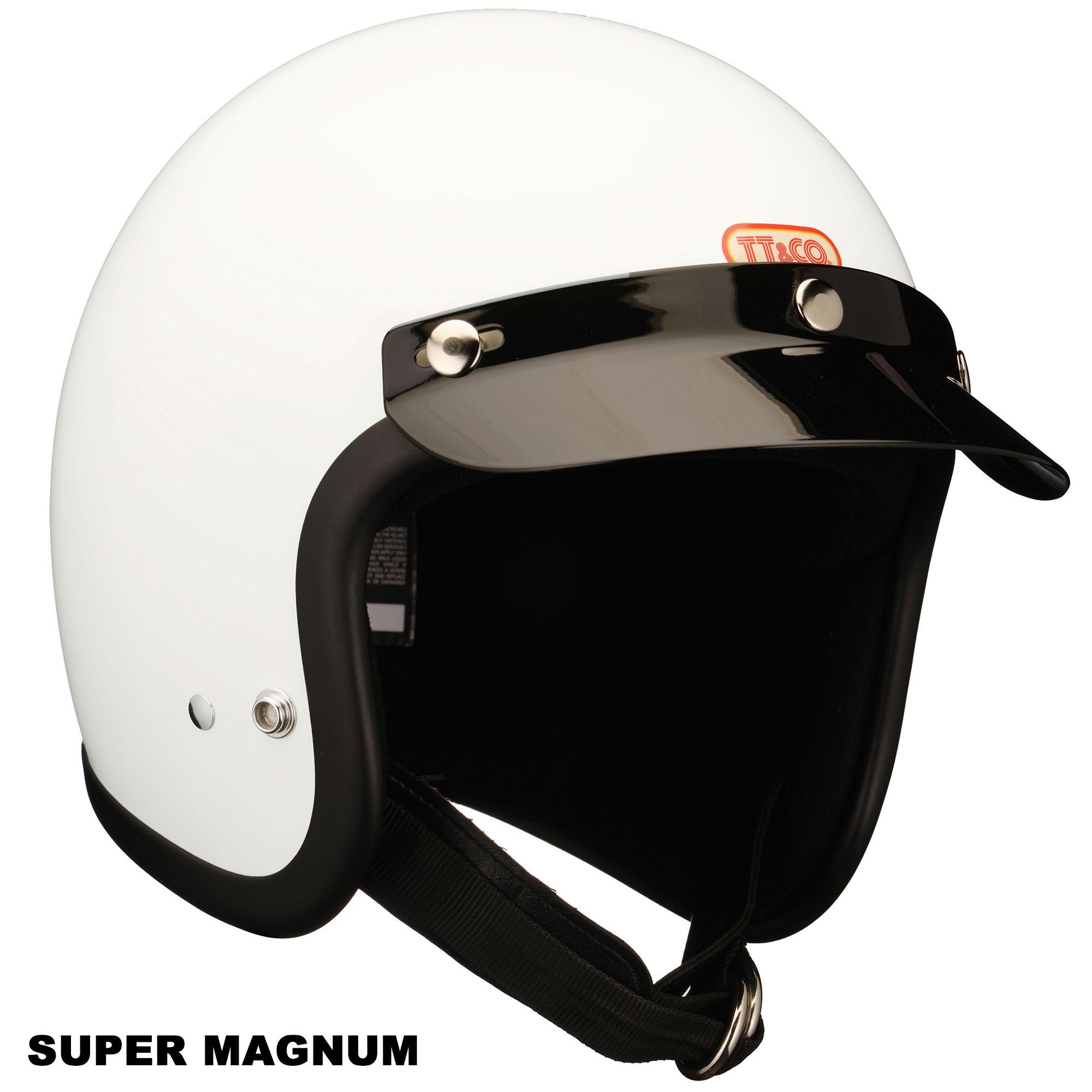 TT&CO._スーパーマグナム_57-58cm（M/Lサイズ） バイザー付き TT&CO. スーパーマグナム 専用バイザー ブラック OFFICIAL WEBSITE
