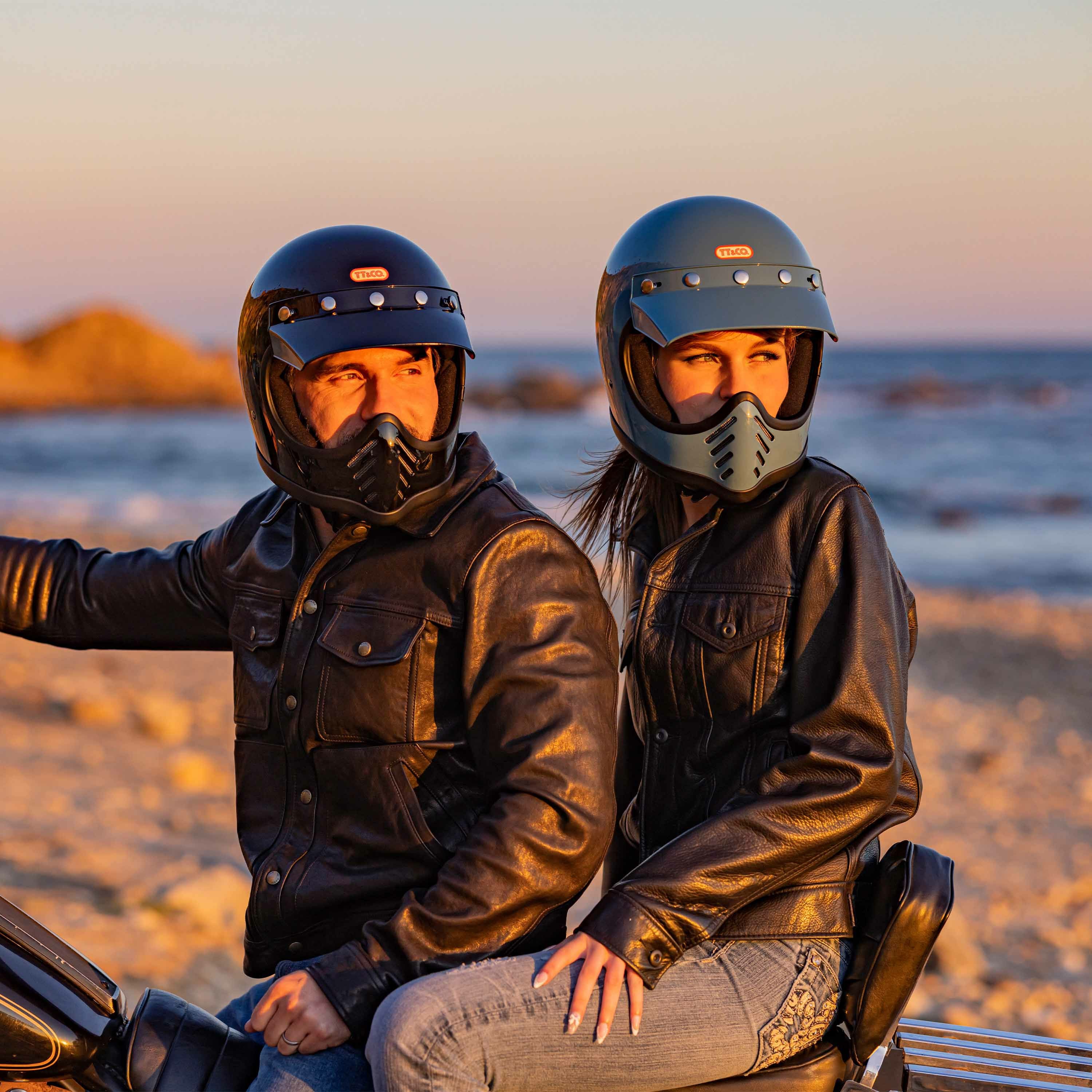 TT&CO モトモト3 motomoto3 ブラック TT&CO. モトモト3 SG/DOT マットブラック 専用ゴーグルセット