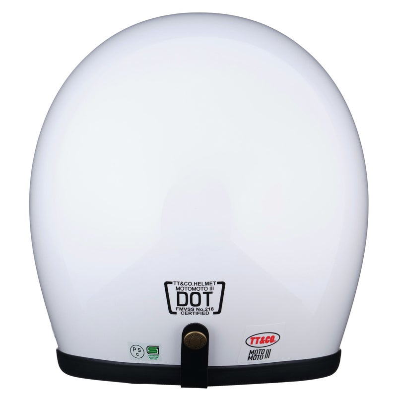 TT&CO. モトモト3 SG/DOT スタンダード ホワイト　後ろ