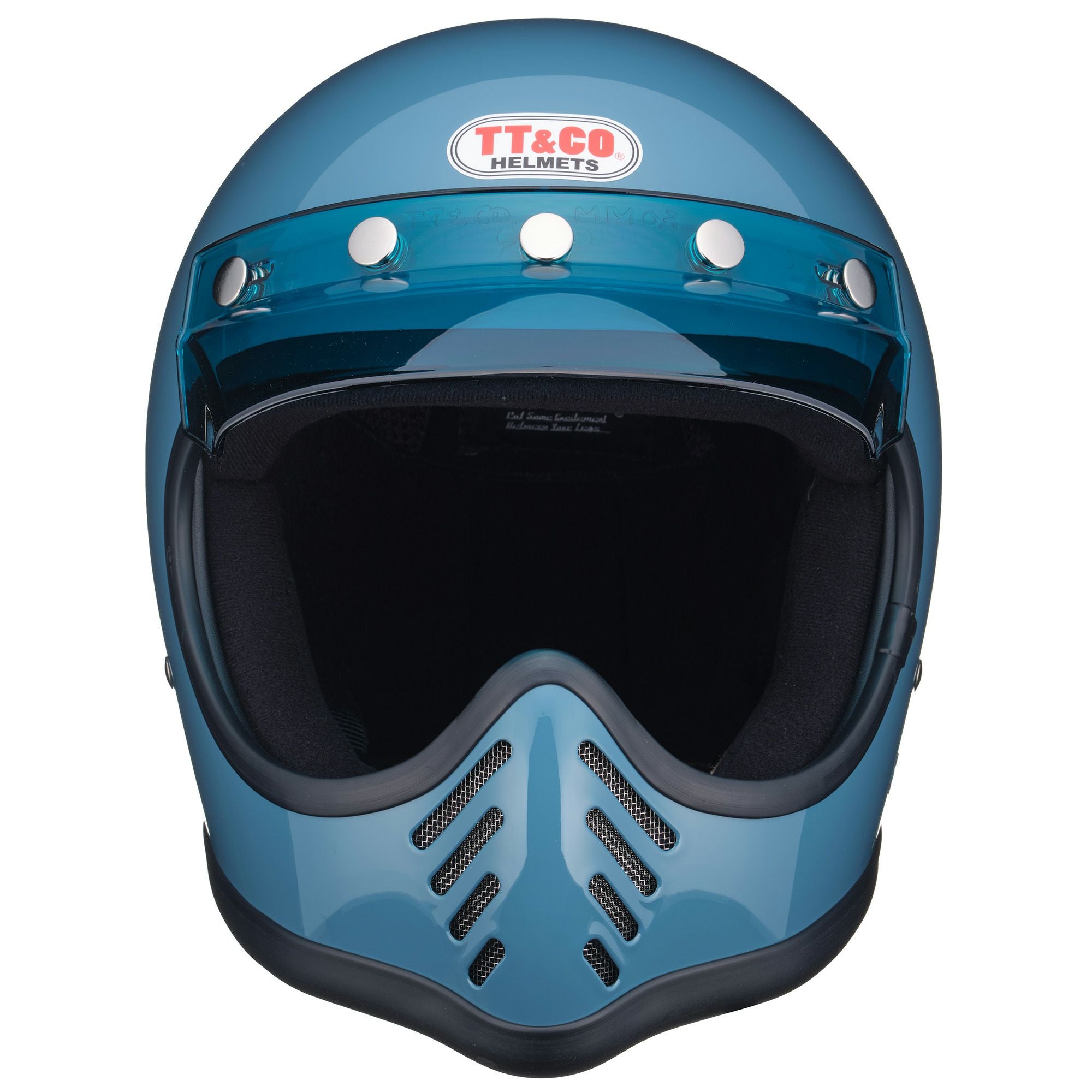 TT&CO. モトモト3バイザー エメラルドブルー OFFICIAL WEBSITE
