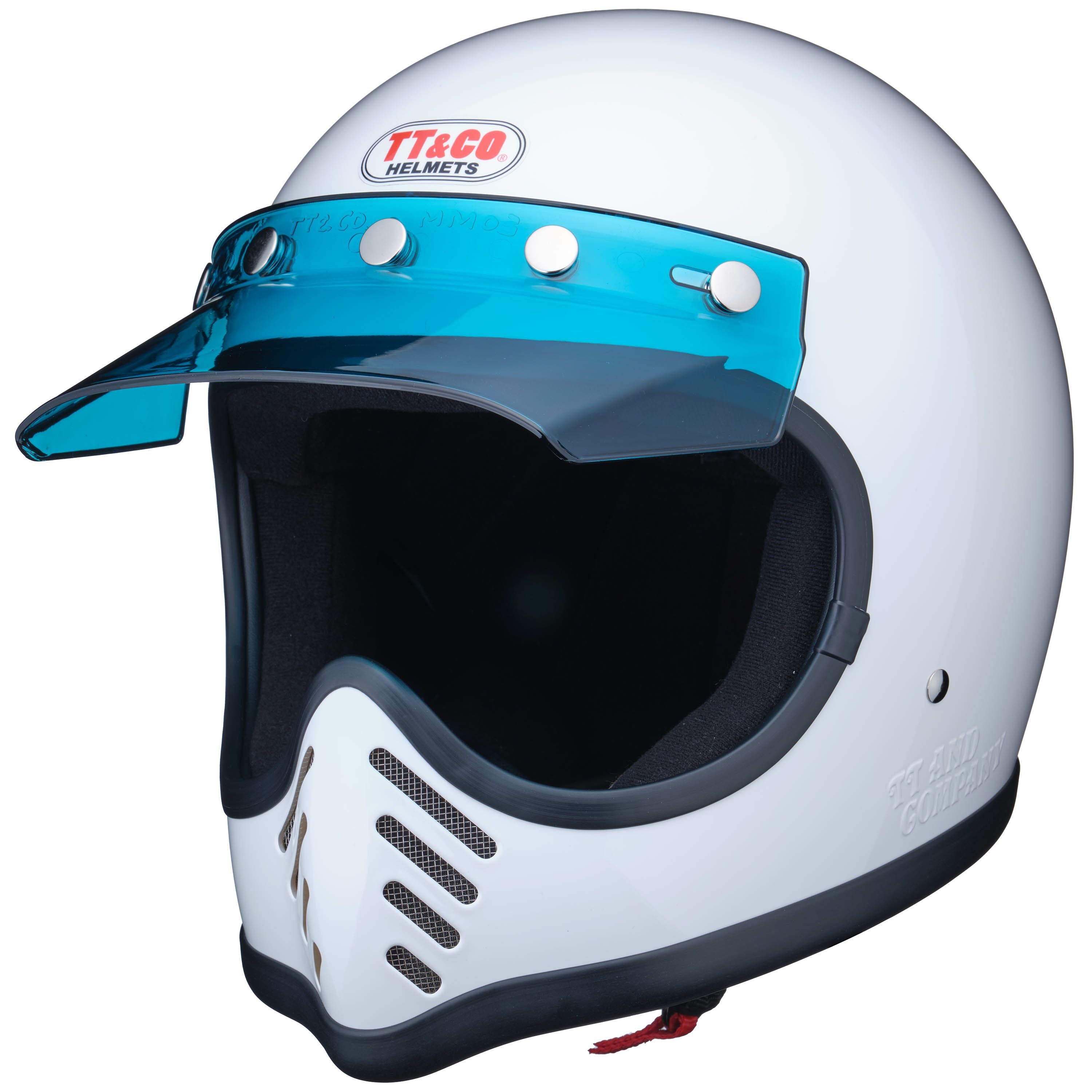 TT&CO. モトモト3バイザー エメラルドブルー OFFICIAL WEBSITE