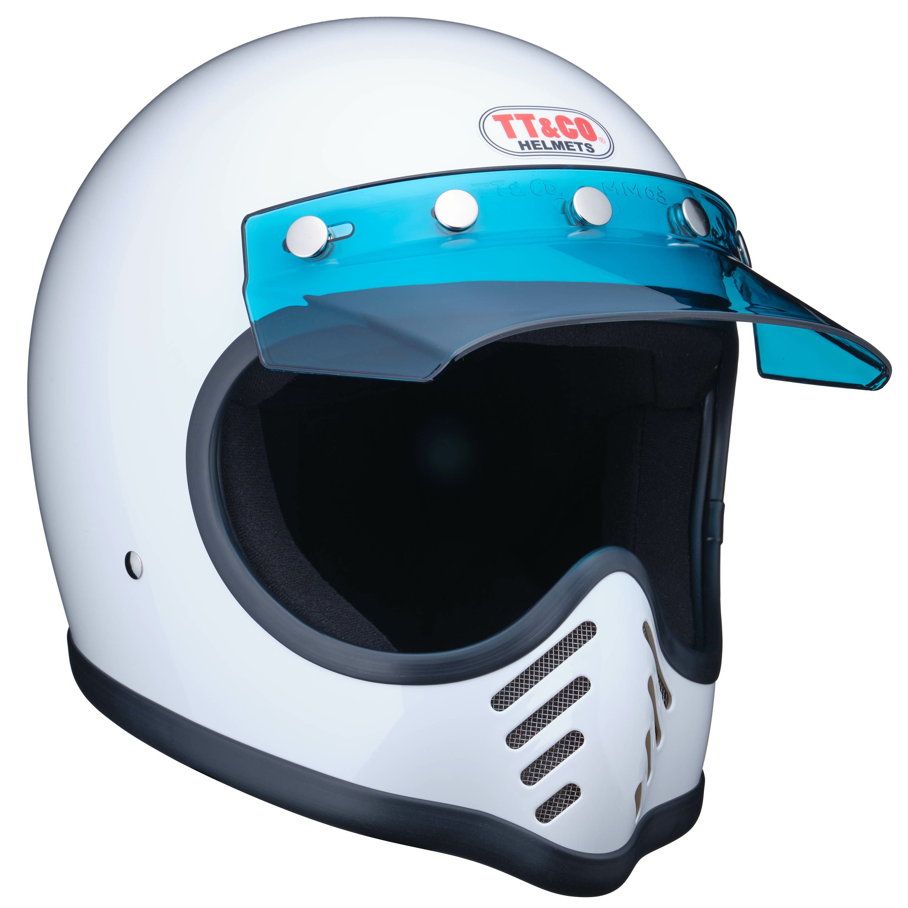 TT&CO. モトモト3バイザー エメラルドブルー OFFICIAL WEBSITE