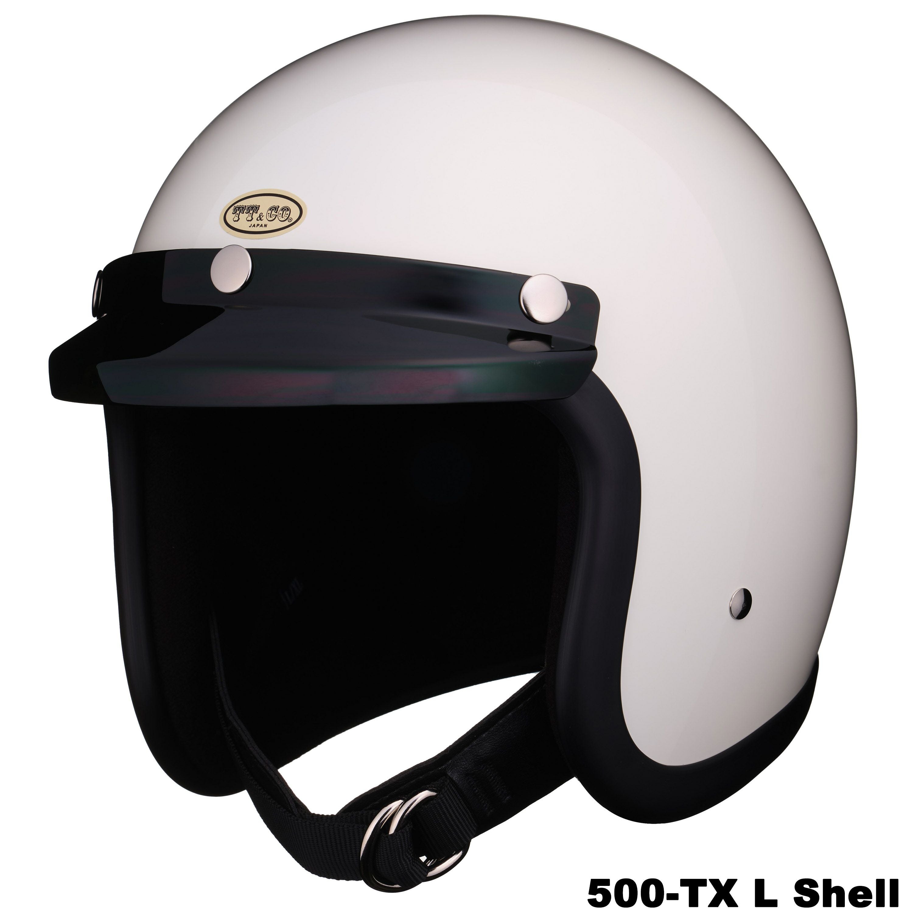 バイザー付き　tt&co 500tx TT&CO. 500-TX 専用バイザー ブラック OFFICIAL WEBSITE