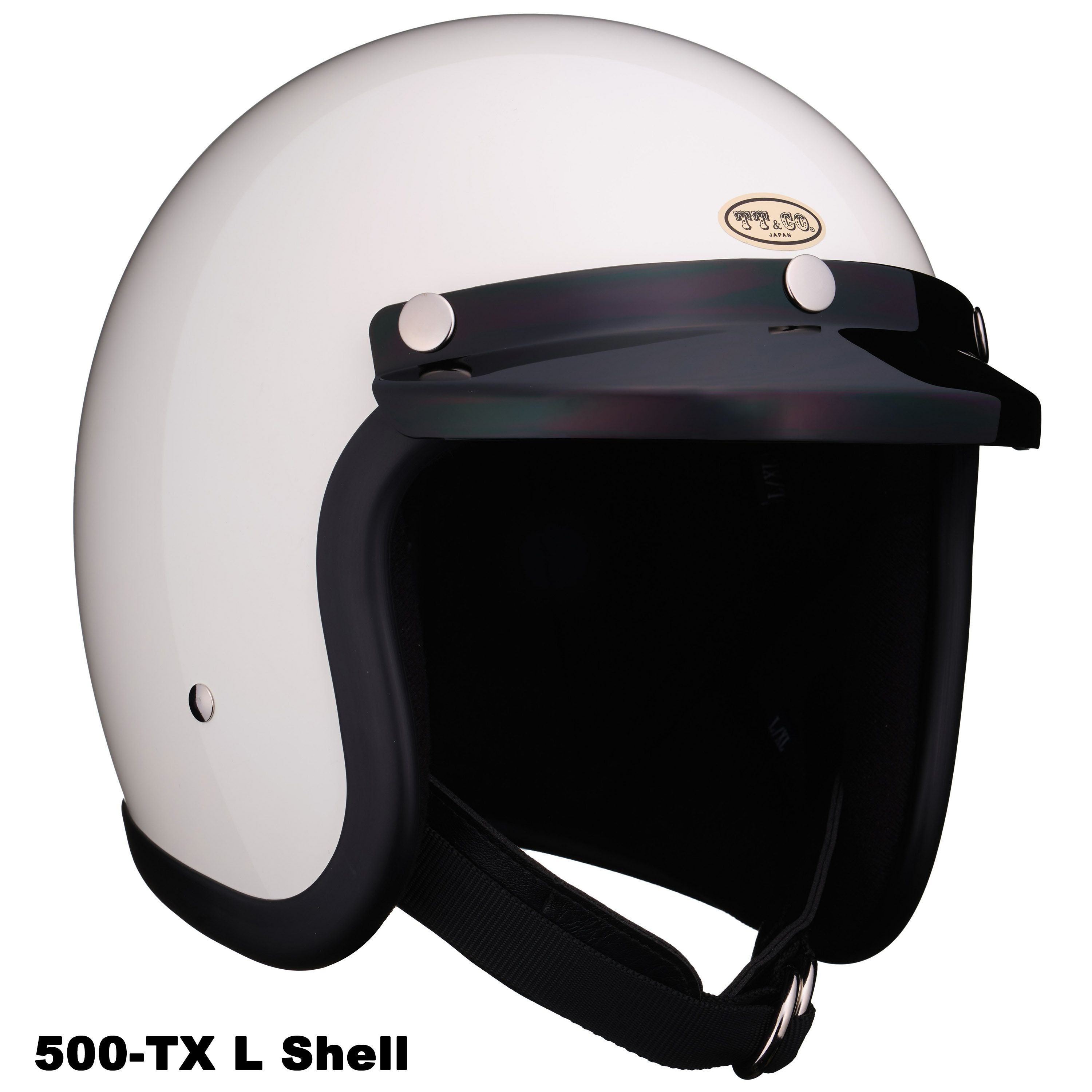 バイザー付き　tt&co 500tx TT&CO. 500-TX 専用バイザー ブラック OFFICIAL WEBSITE