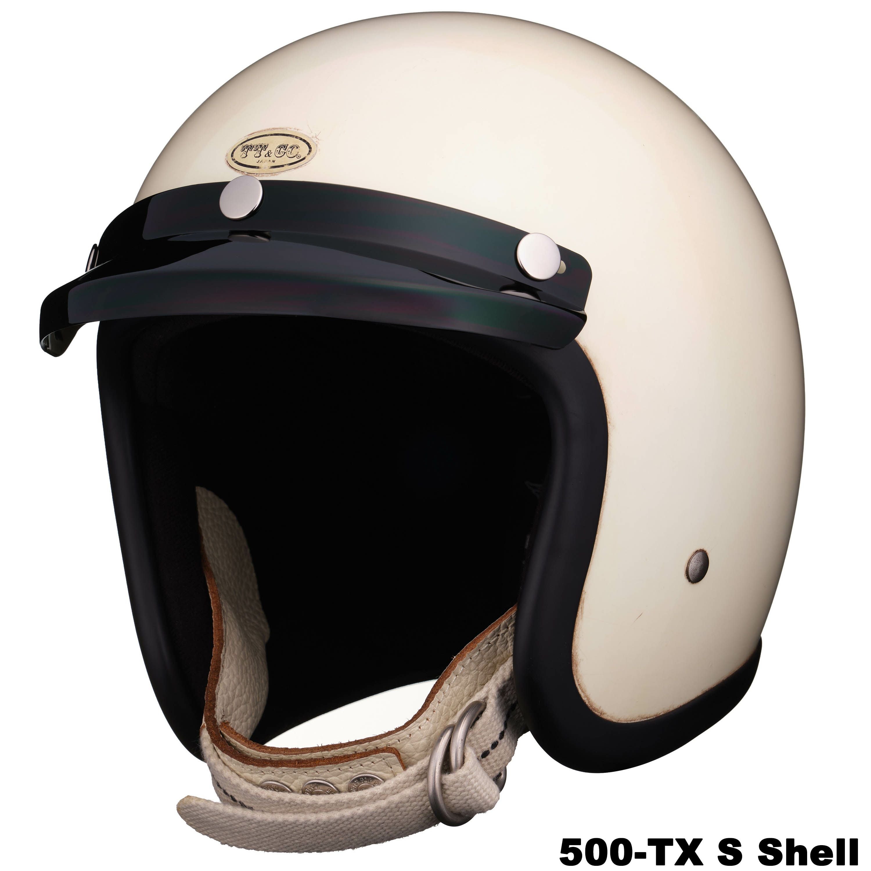 TT&CO. 500-TX 専用バイザー ブラック OFFICIAL WEBSITE