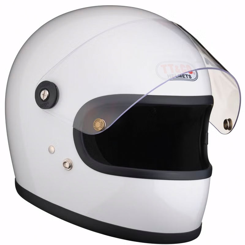 TT&CO. スター SG/DOT スタンダード　ホワイト シールド付き　右斜め