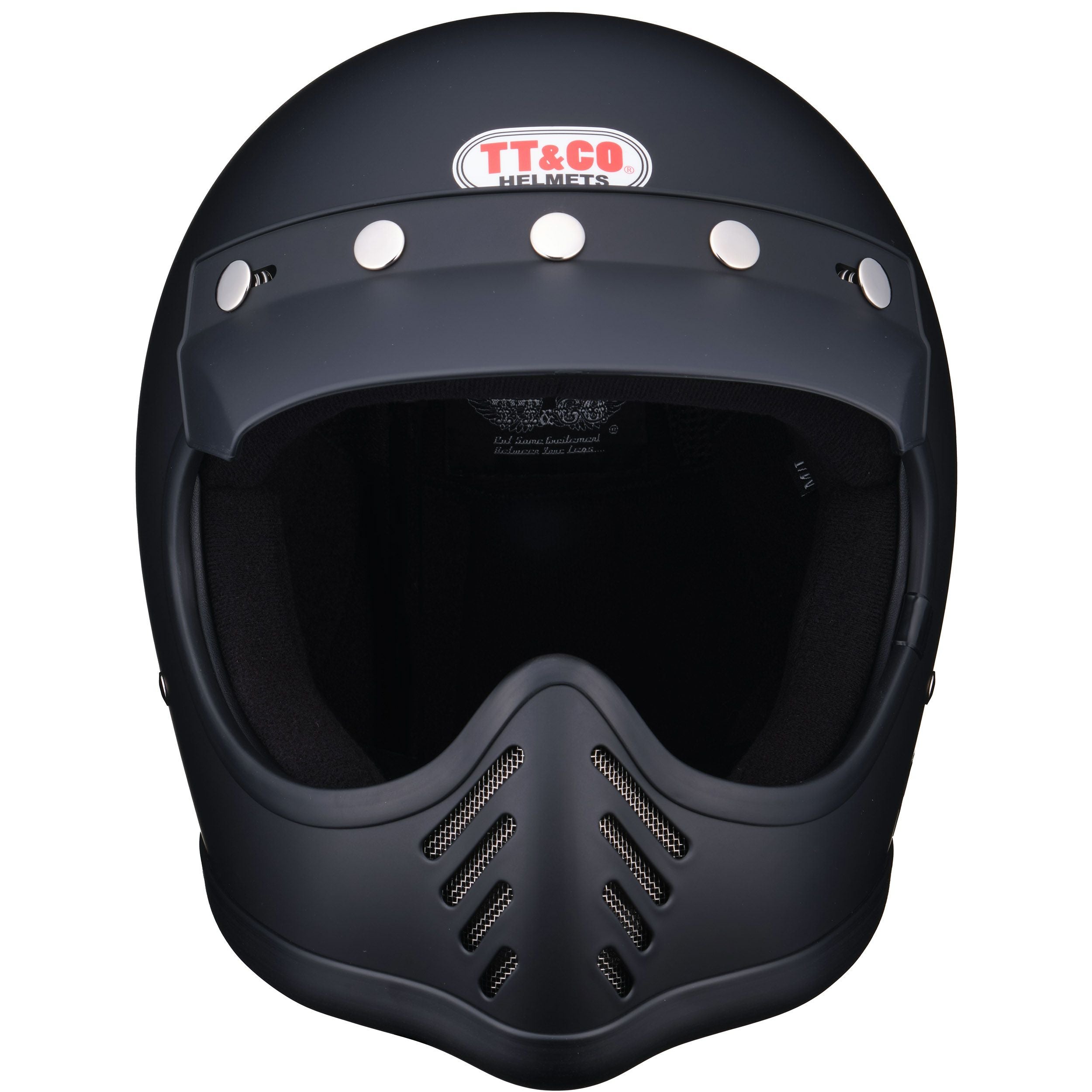 TT&CO モトモト3 motomoto3 ブラック TT&CO. モトモト3 SG/DOT マットブラック 専用ゴーグルセット