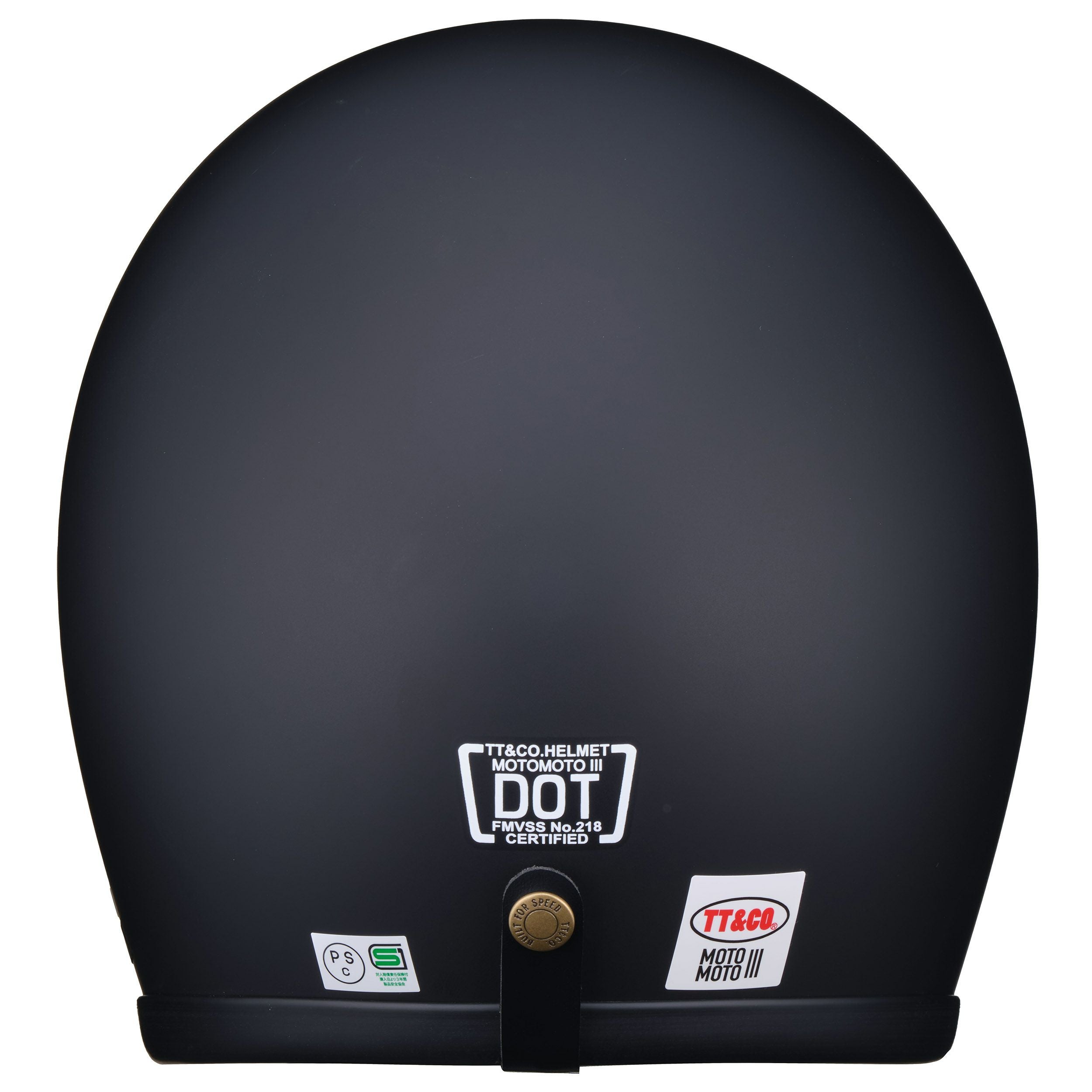 TT&CO モトモト3 motomoto3 ブラック TT&CO. モトモト3 SG/DOT マットブラック 専用ゴーグルセット
