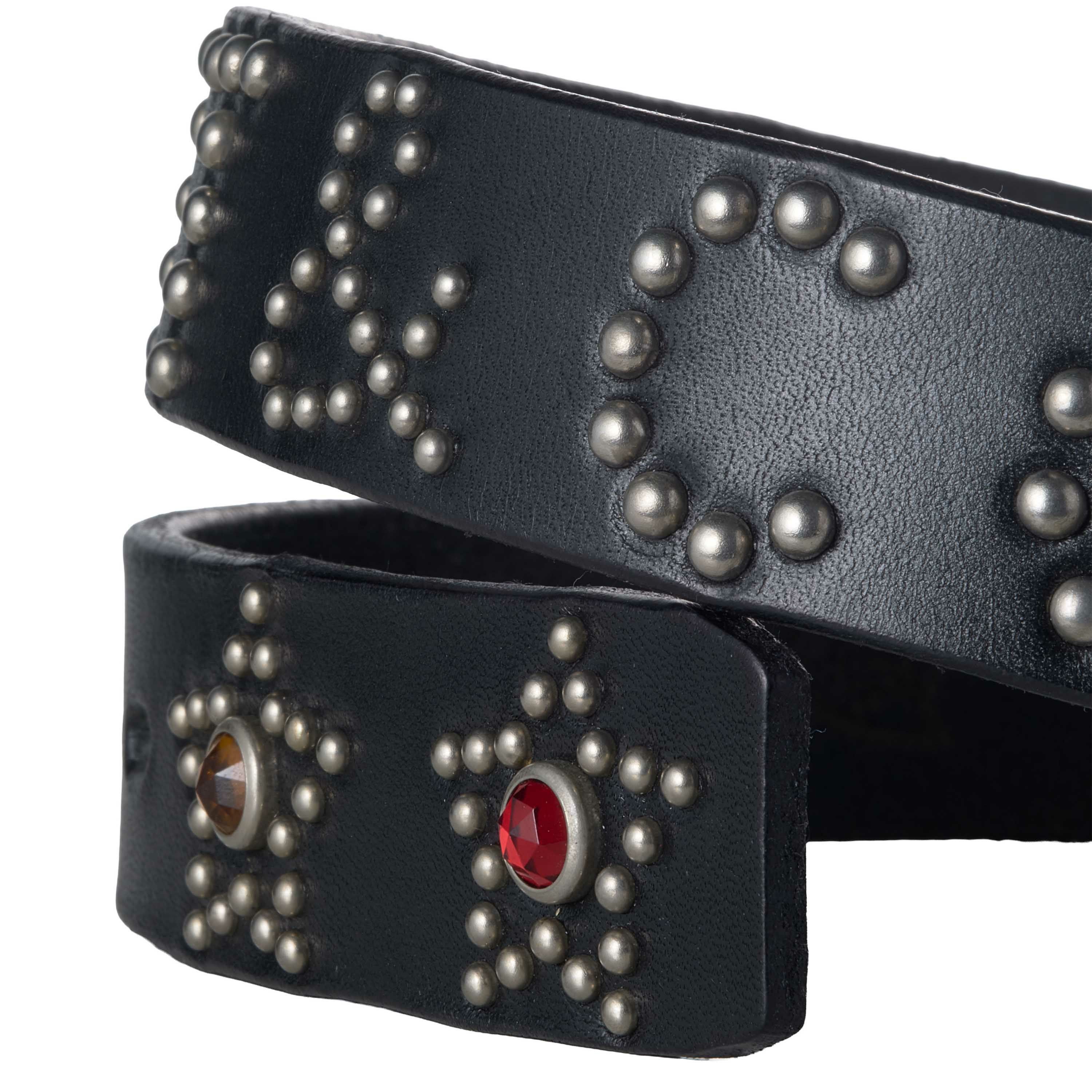 HTC × TT&CO. Genuine Leather Studded Belt - Limited Edition