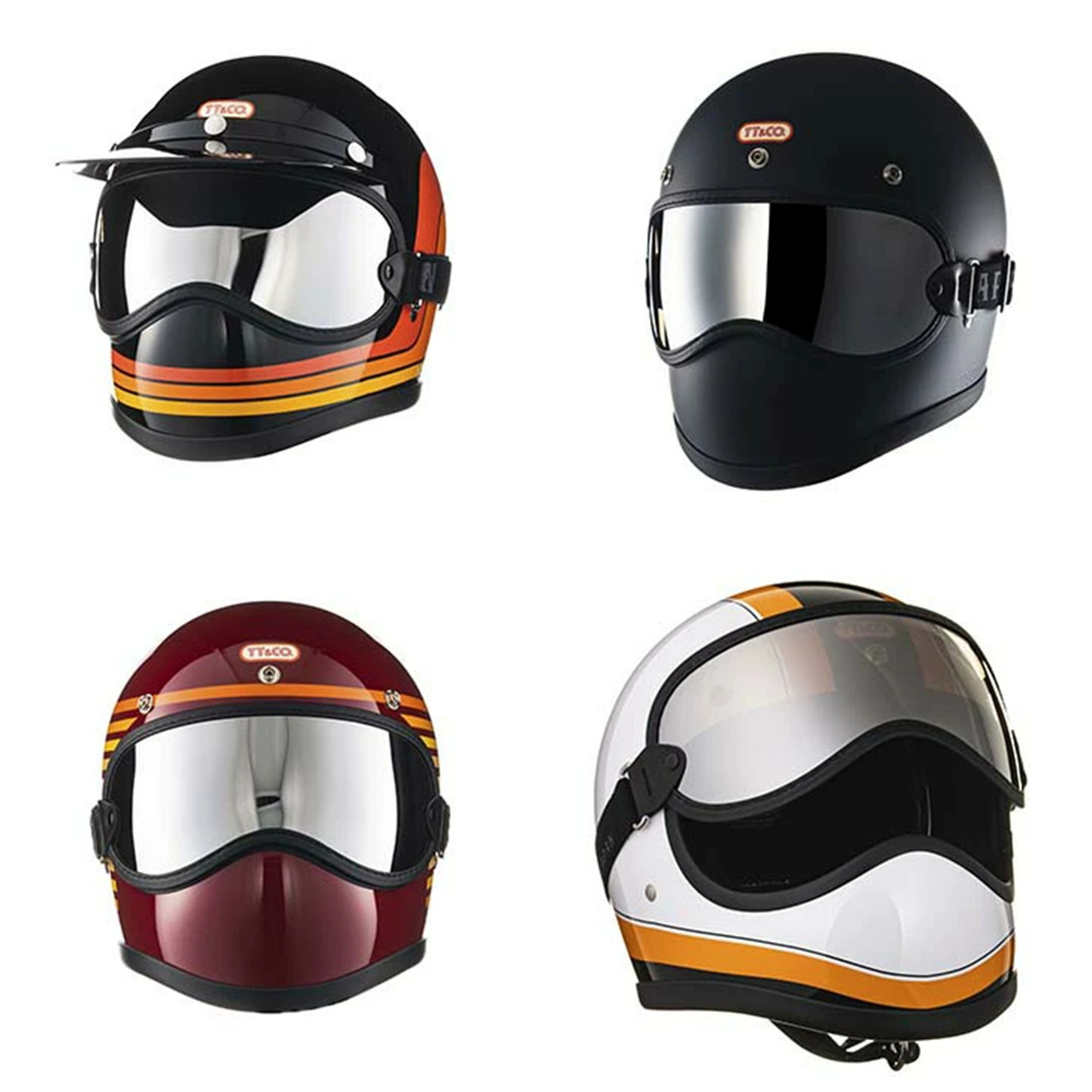 ☆お値下げしました！美品　TT&CO　トゥーカッター　レッド　純正ミラーゴーグル TT&CO. ゴーグル トゥーカッター SG/DOT 専用