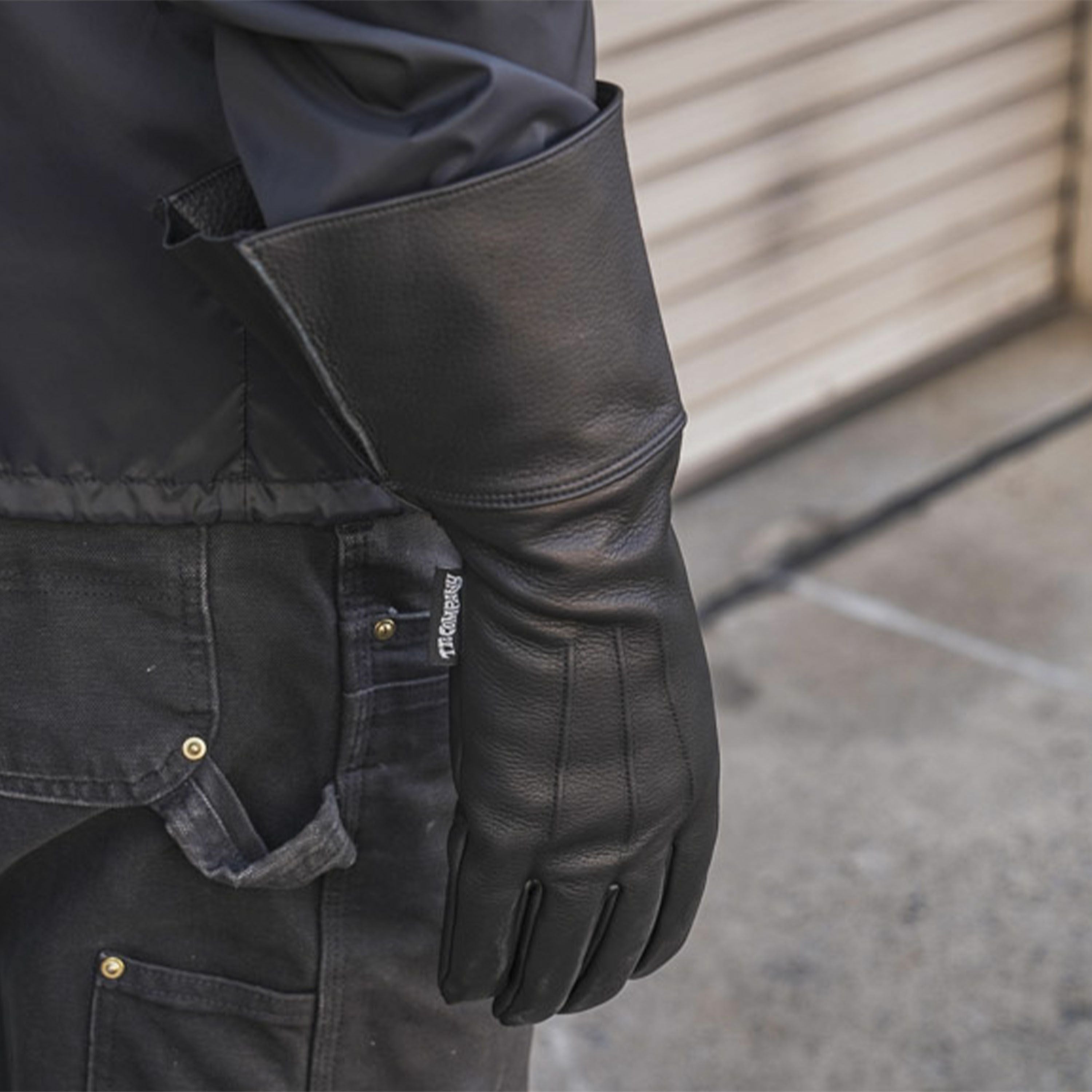 TT&CO. TT グローブ ブラック タン ボルドー