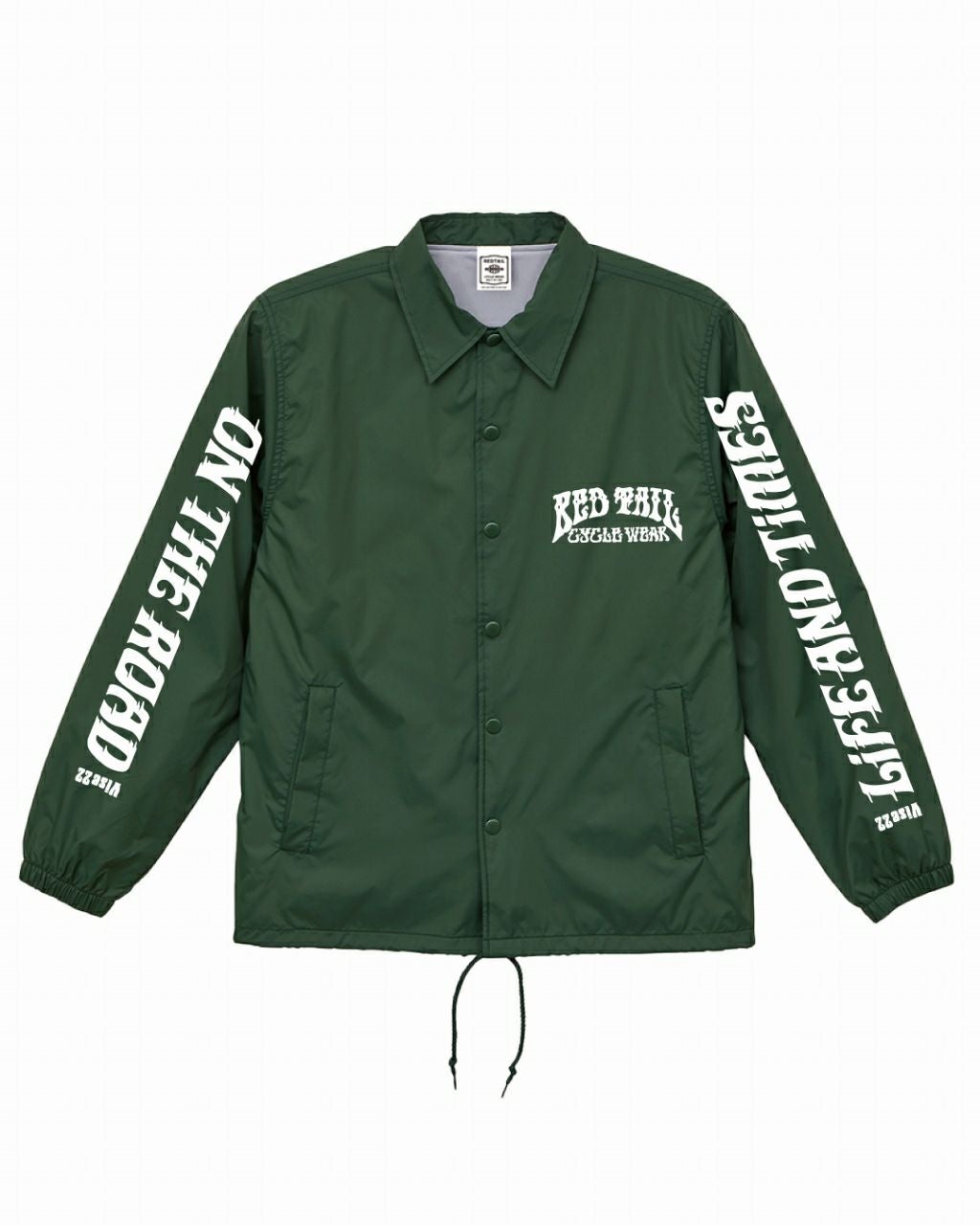 V22-F Nylon Coach Jacket〔Black〕