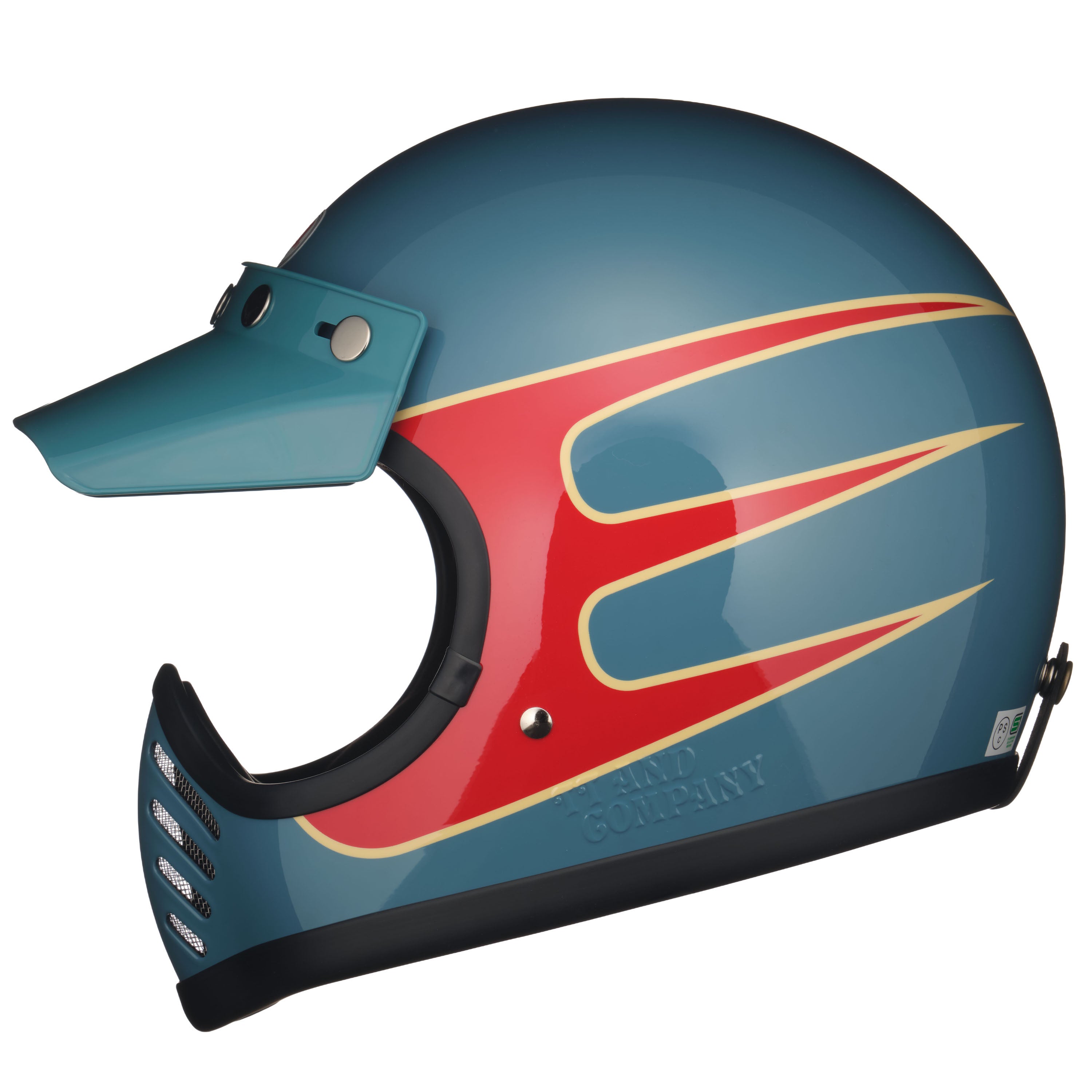 tt&coモトモト3motomoto3ビンテージヘルメット TT&CO. モトモト3 SG/DOT スタンダード クラシックブルー