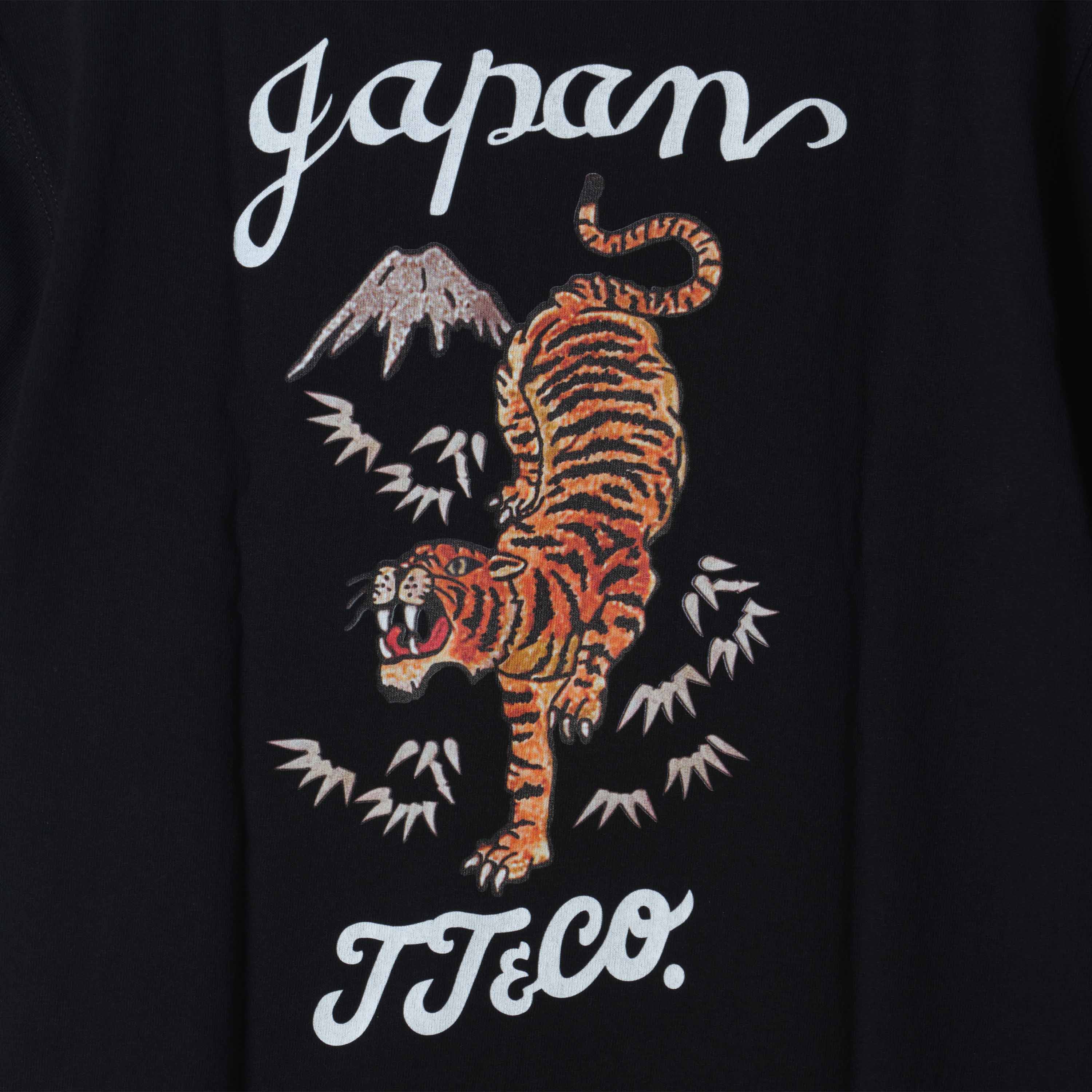 TT&CO. The Tiger Black Tシャツ ブラック