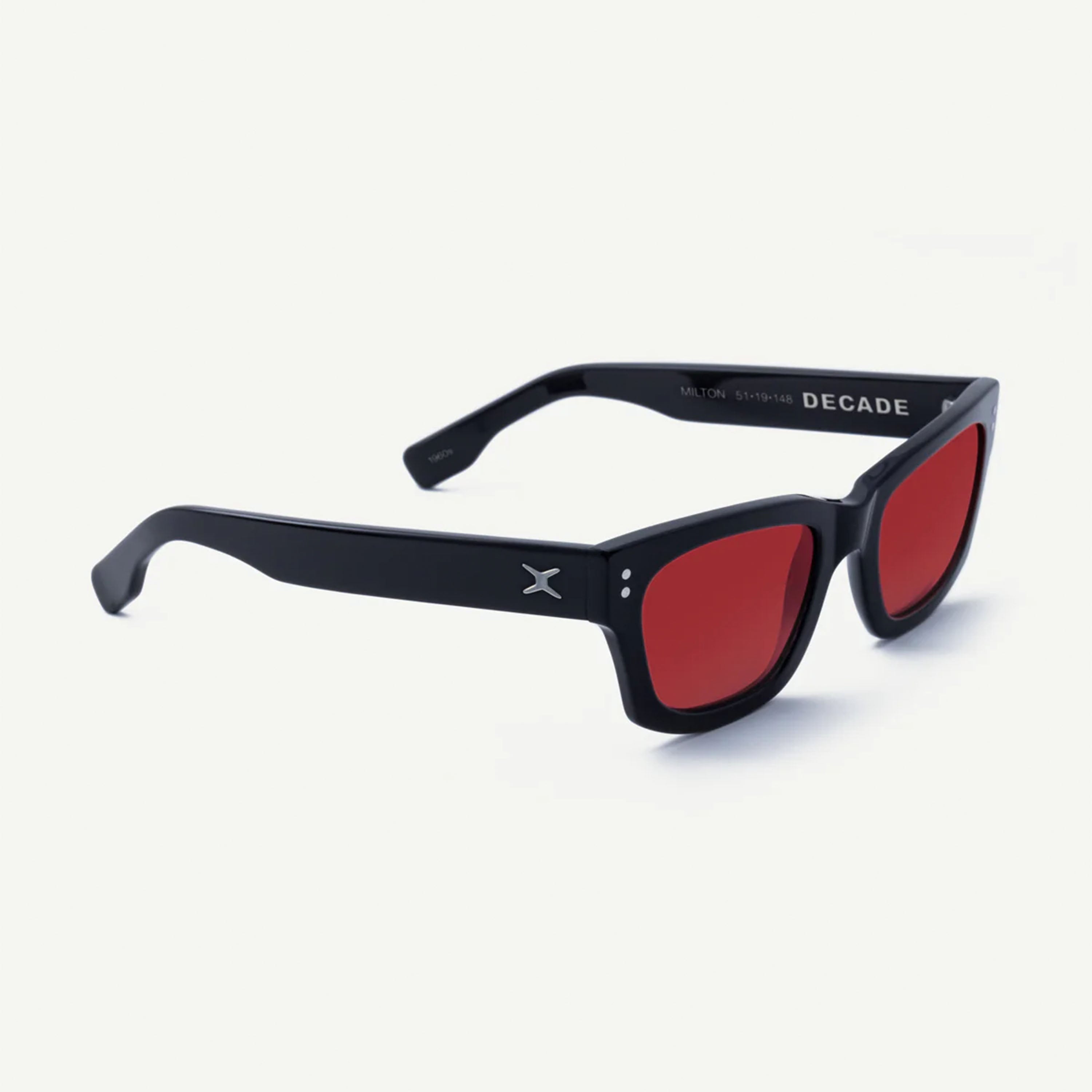 DECADE MILTON GLOSS BLACK/RED