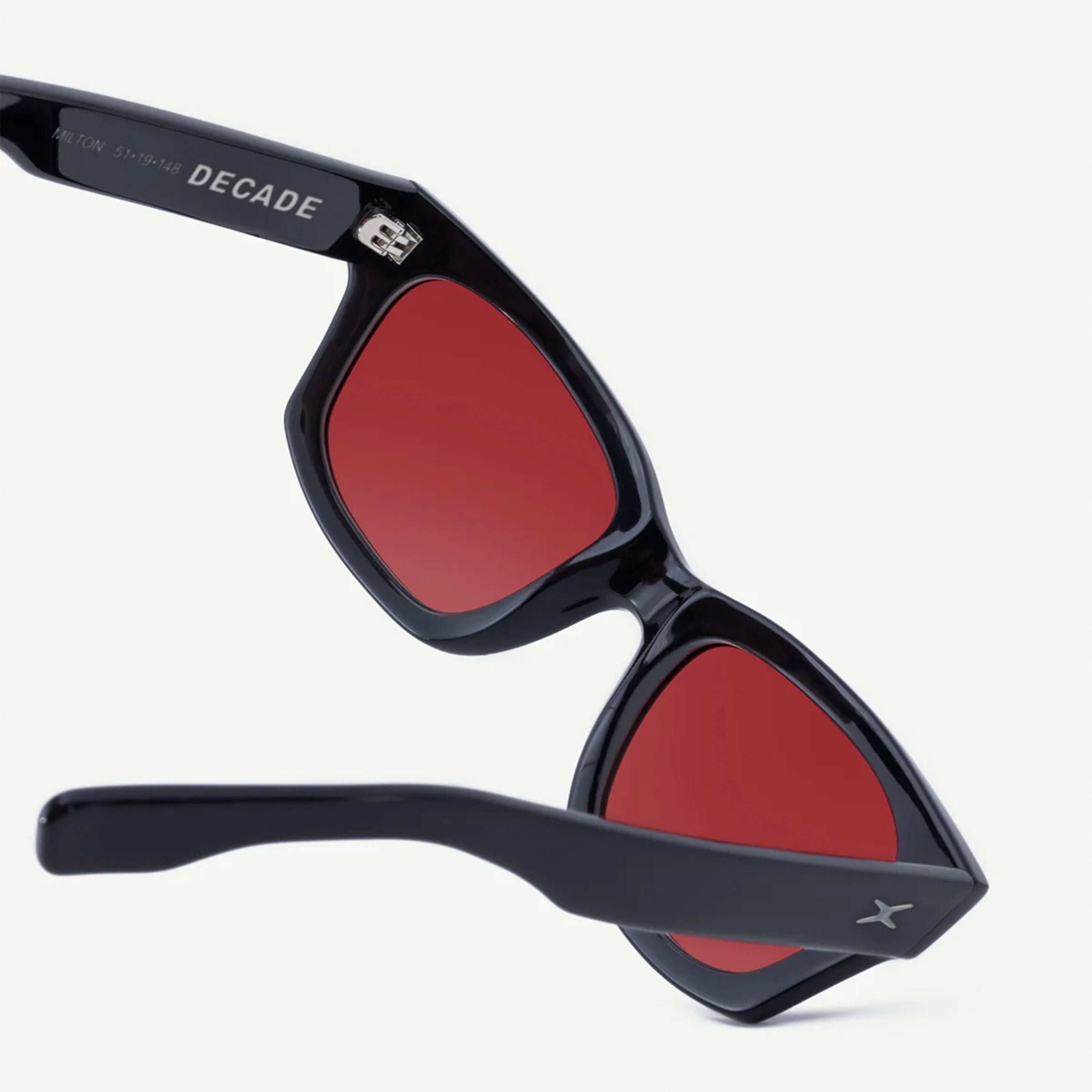 DECADE MILTON GLOSS BLACK/RED